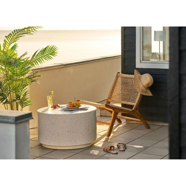 Stolik kawowy Bonn imitacja lastryko 70 cm - House Nordic ApS
