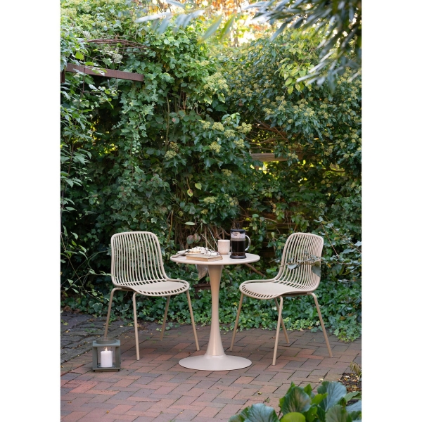 Stół Meira okrągły 60cm taupe - House Nordic ApS