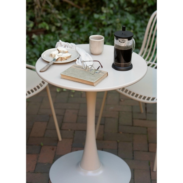 Stół Meira okrągły 60cm taupe - House Nordic ApS