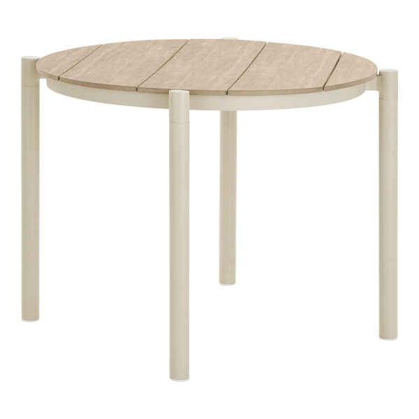 Stół Abela okrągły piaskowy/naturalny 90cm - House Nordic ApS