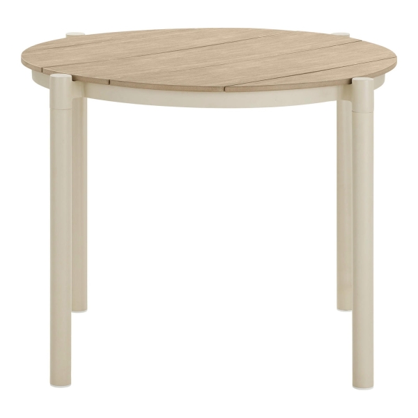 Stół Abela okrągły piaskowy/naturalny 90cm - House Nordic ApS