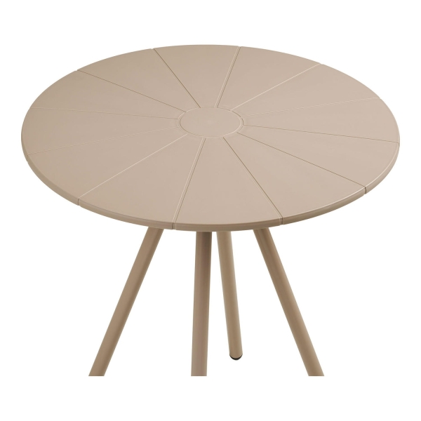 Stół Barletta Bistro okrągły taupe 70cm - House Nordic ApS
