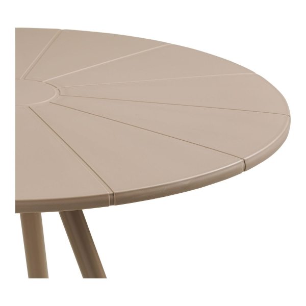 Stół Barletta Bistro okrągły taupe 70cm - House Nordic ApS