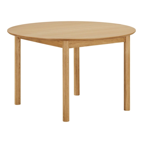 Stół Bundaberg rozkładany fornir dębowy 120/120-220 cm - House Nordic ApS