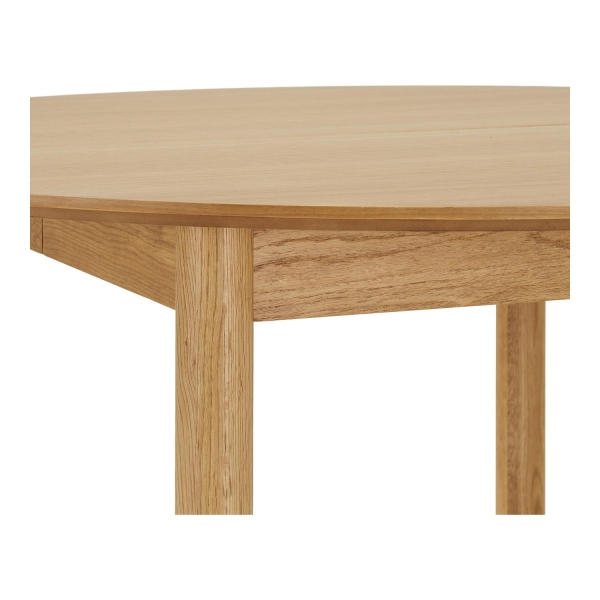 Stół Bundaberg rozkładany fornir dębowy 120/120-220 cm - House Nordic ApS