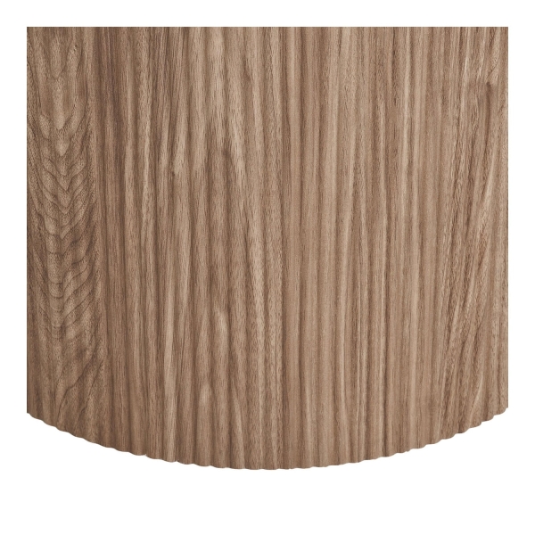Stół Athens blat ceramiczny, biały/brązowy 120 cm - House Nordic ApS