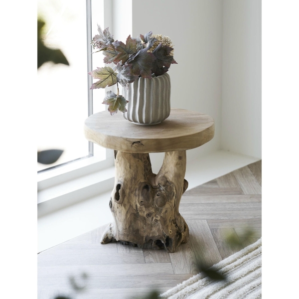 Stolik kawowy Palena drewno tekowe, naturalny - House Nordic ApS