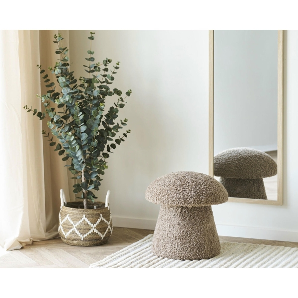 Pufa Enna teddy brązowa - House Nordic ApS