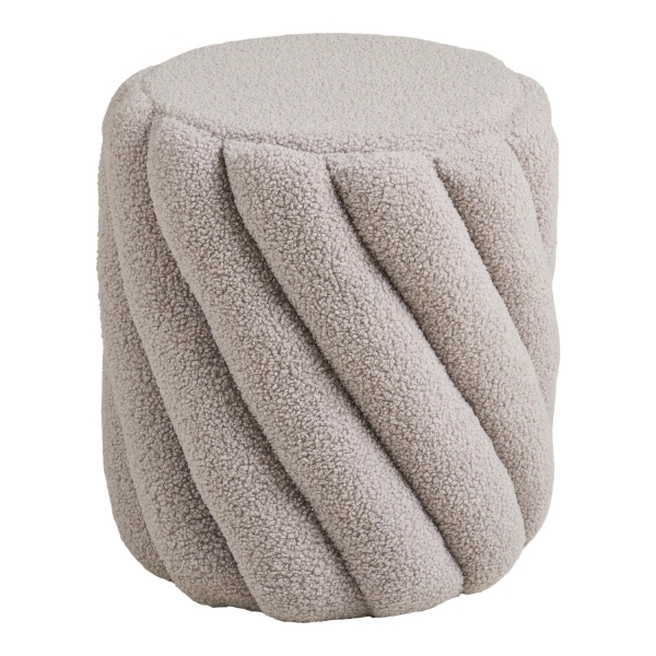Pufa Sana boucle szara - House Nordic ApS