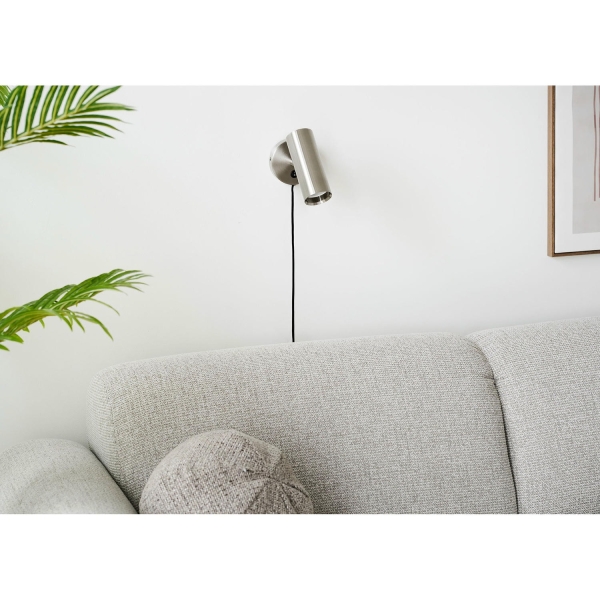 Lampa ścienna Paris srebrna - House Nordic ApS
