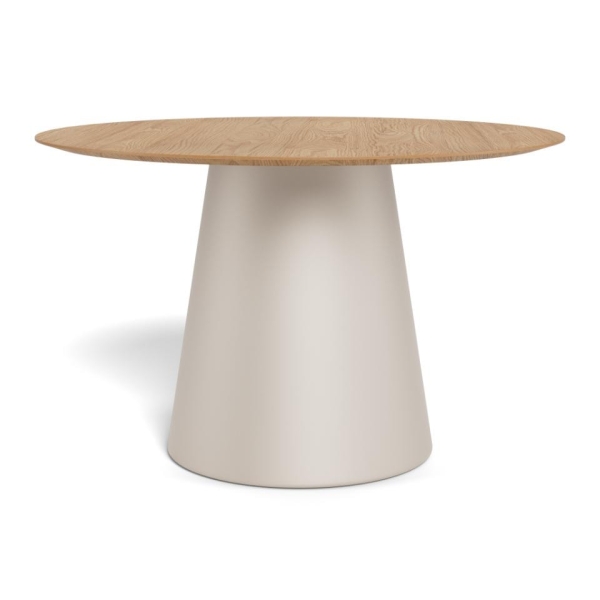 Stół okragły Soli 120cm dąb/kaszmir - ACTONA