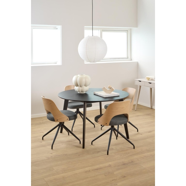 Stół Roxby 120cm czarny - ACTONA