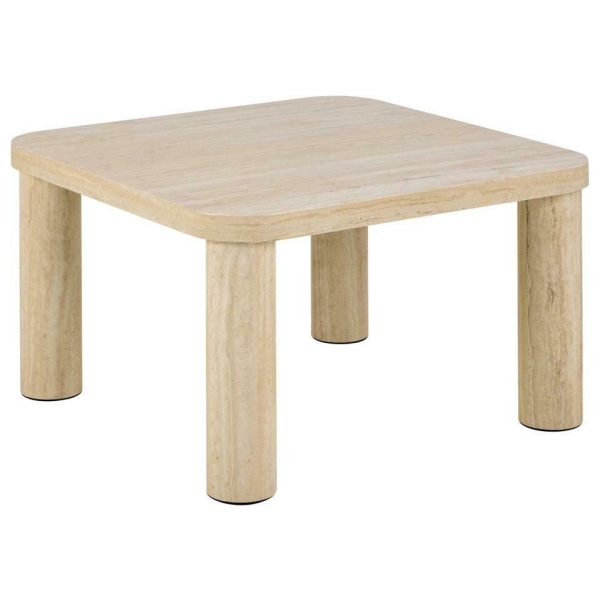 Stolik kawowy Solano 60x60cm trawertyn - ACTONA