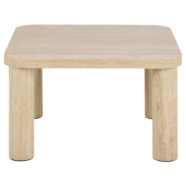 Stolik kawowy Solano 60x60cm trawertyn - ACTONA