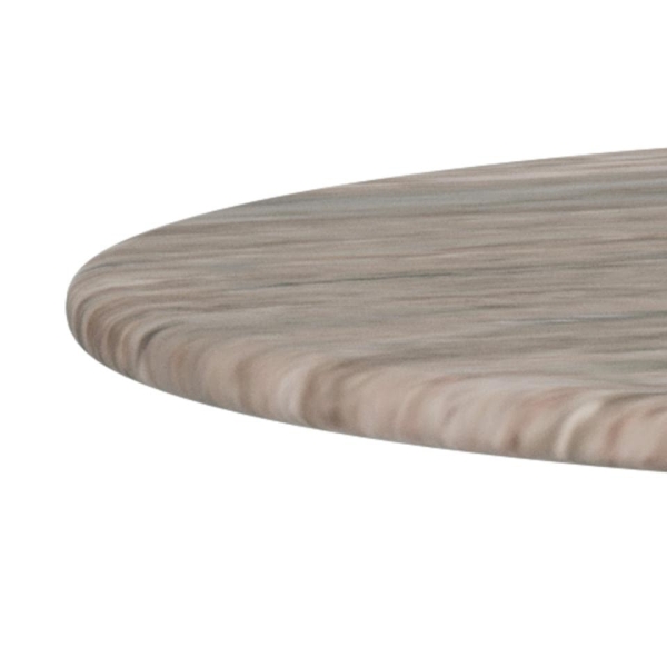 Stolik kawowy Ferrol 40cm szary marmur/ brązowy - ACTONA