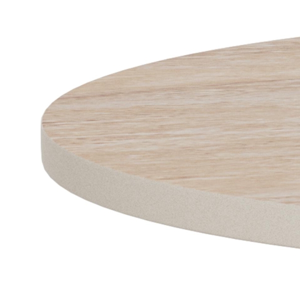 Stolik kawowy Santorini 45cm beżowy ceramiczny - ACTONA