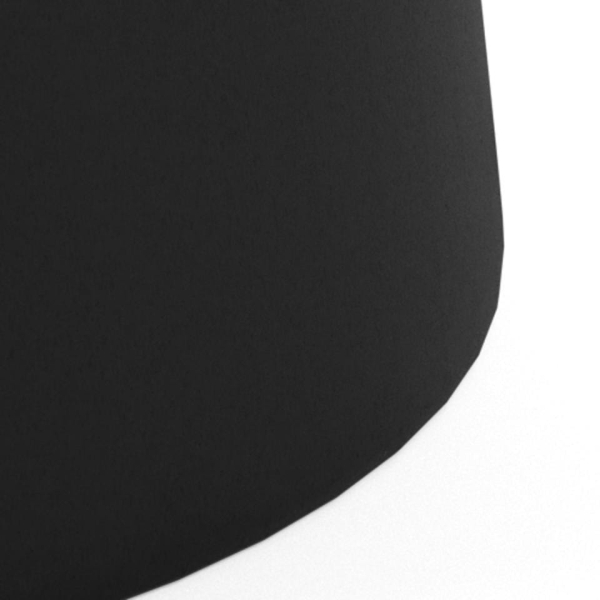 Stolik kawowy Santorini 70cm biały ceramiczny/ czarny - ACTONA