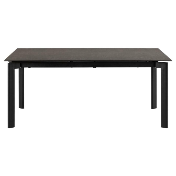Stół rozkładany Palermo 180-240x90cm czarna ceramika Fairbanks - ACTONA
