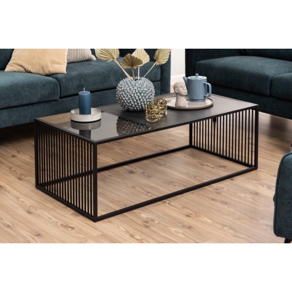 Stolik kawowy Strington 120x60cm szkło/Izmir - ACTONA