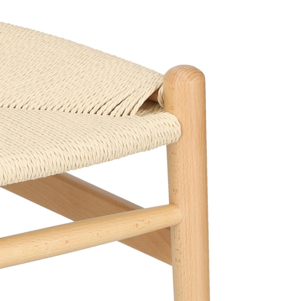 Krzesło Wicker Naturalne Naturalne inspi rowane Wishbone - D2 DESIGN