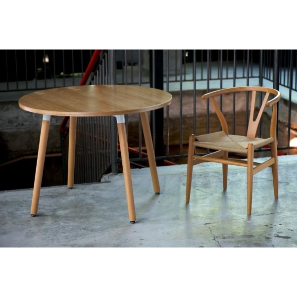 Krzesło Wicker Naturalne Naturalne inspi rowane Wishbone - D2 DESIGN
