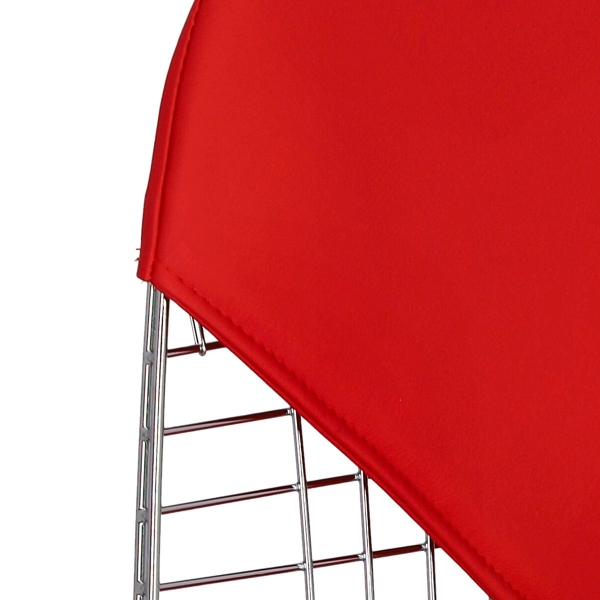 Krzesło Net double czerwona poduszka - D2 DESIGN