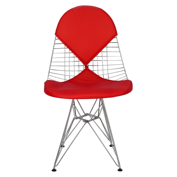 Krzesło Net double czerwona poduszka - D2 DESIGN