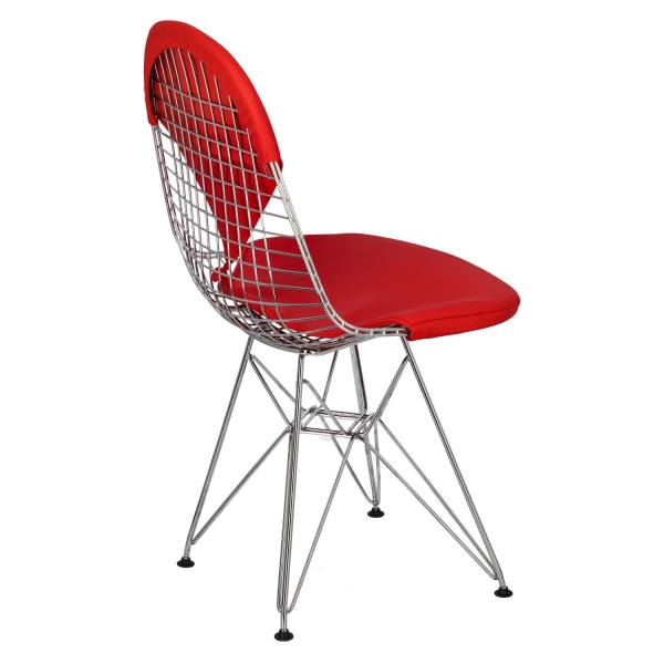 Krzesło Net double czerwona poduszka - D2 DESIGN