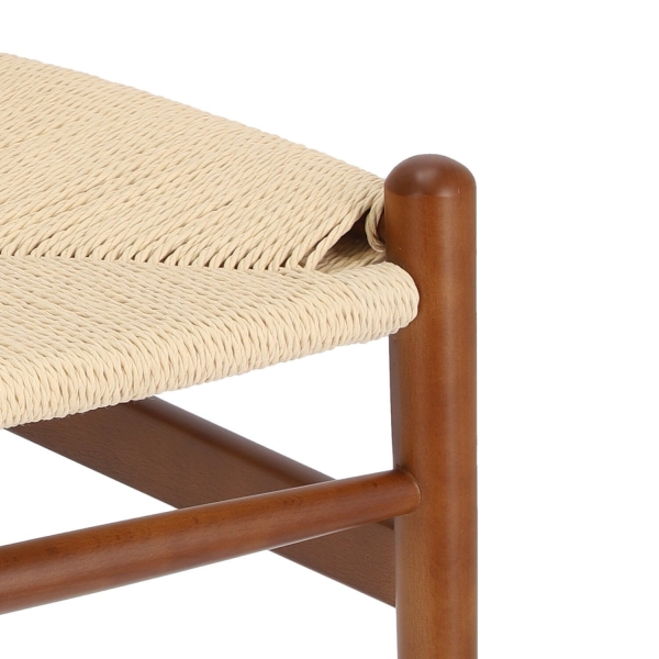 Krzesło Wicker Naturalne brązowe cieme i nspirowane Wishbone - D2 DESIGN