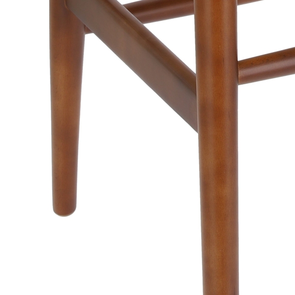 Krzesło Wicker Naturalne brązowe cieme i nspirowane Wishbone - D2 DESIGN