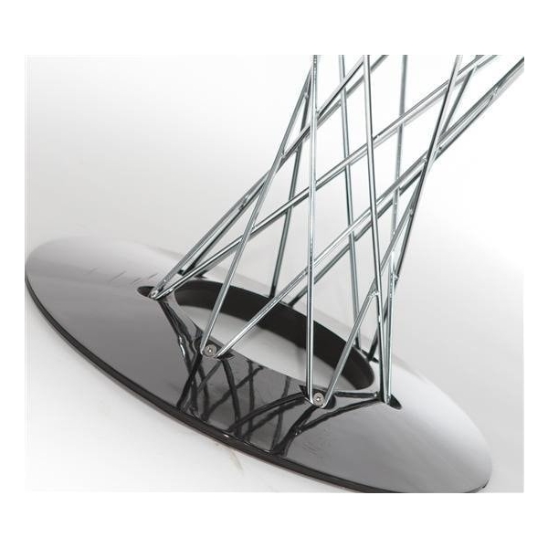 Stół Cyklon okrągły, czarny - D2 DESIGN