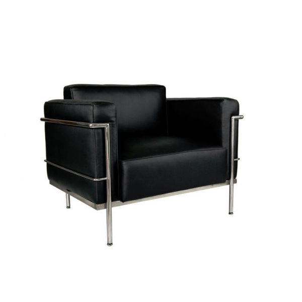 Fotel Soft GC czarna skóra TP - D2 DESIGN