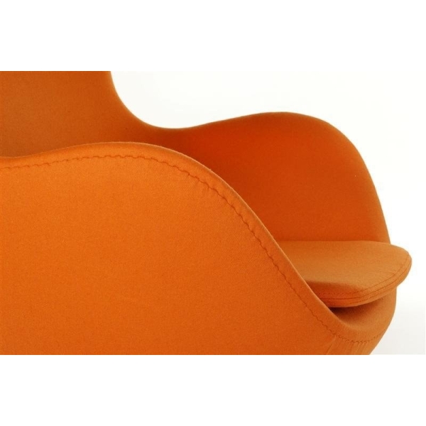 Fotel Jajo pomarańczowy kaszmir 11 Premium - D2 DESIGN