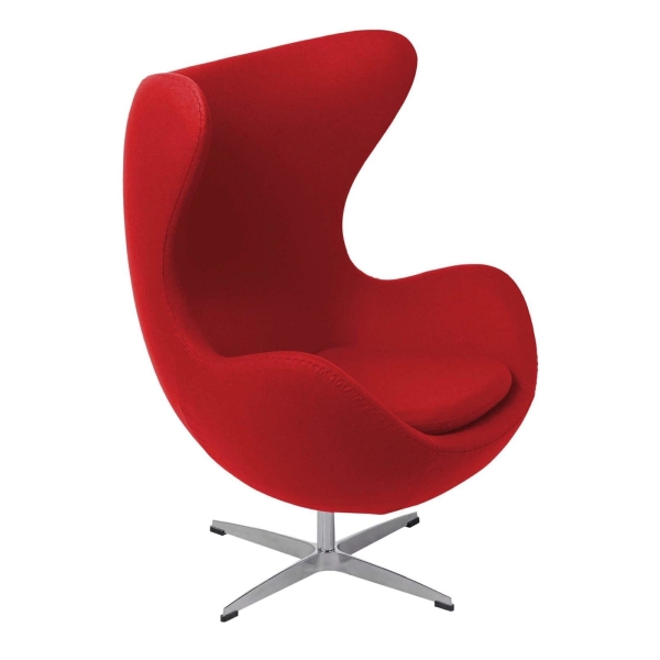 Fotel Jajo czerwony kaszmir 24 Premium - D2 DESIGN