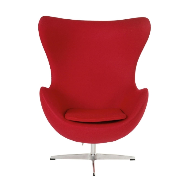 Fotel Jajo czerwony kaszmir 24 Premium - D2 DESIGN