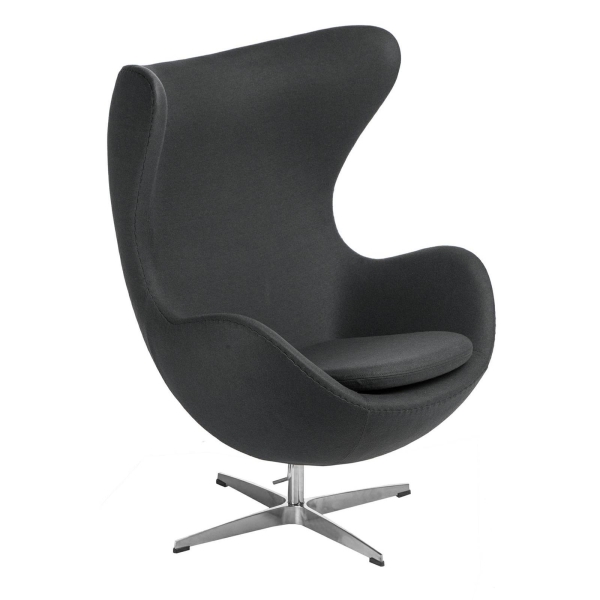 Fotel Jajo szary ciemny kaszmir 41 Premium - D2 DESIGN