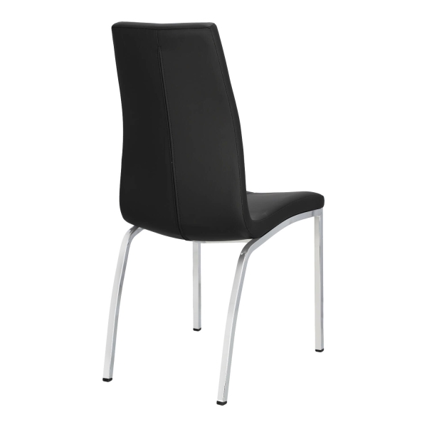 Krzesło Asama black PU - ACTONA