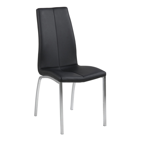 Krzesło Asama black PU - ACTONA