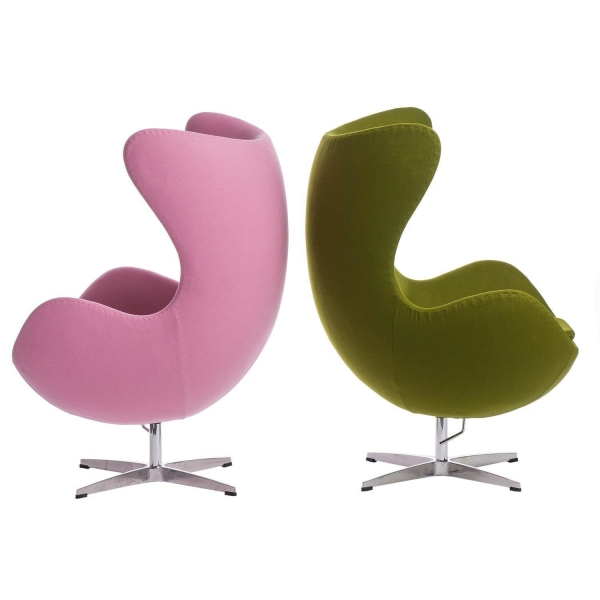 Fotel Jajo kaszmir zielony jasny 40 Premium - D2 DESIGN