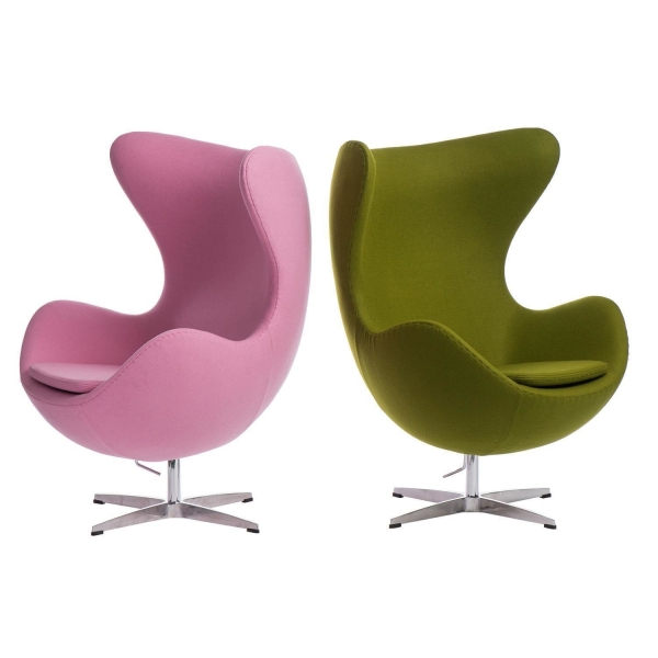 Fotel Jajo kaszmir zielony jasny 40 Premium - D2 DESIGN