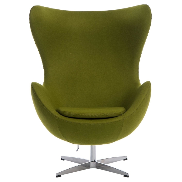 Fotel Jajo kaszmir zielony jasny 40 Premium - D2 DESIGN