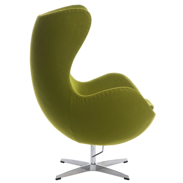 Fotel Jajo kaszmir zielony jasny 40 Premium - D2 DESIGN