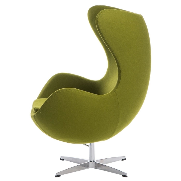 Fotel Jajo kaszmir zielony jasny 40 Premium - D2 DESIGN