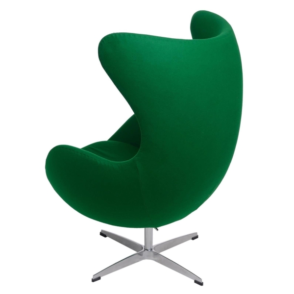 Fotel Jajo kaszmir zielony ciemny 45 Pre mium - D2 DESIGN