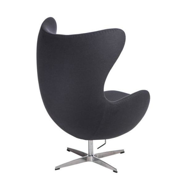 Fotel Jajo kaszmir grafitowy 26 Premium - D2 DESIGN