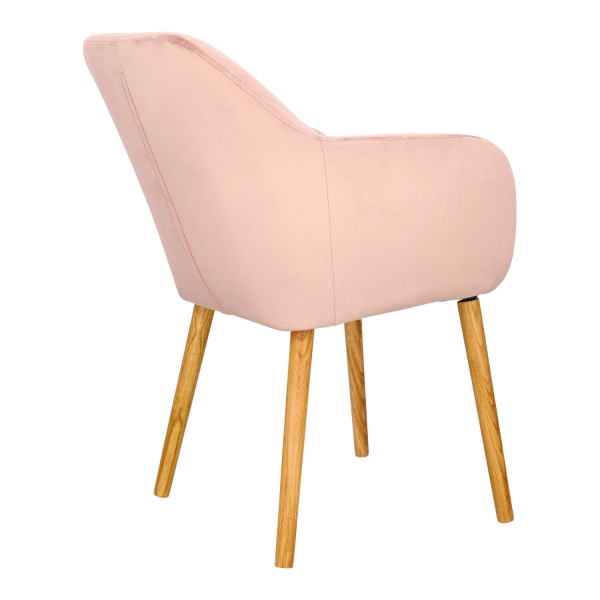 Krzesło Emilia Velvet dusty rose - ACTONA