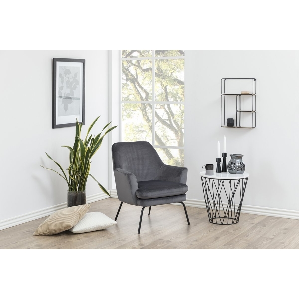 Fotel Chisa VIC Dark Grey - ACTONA