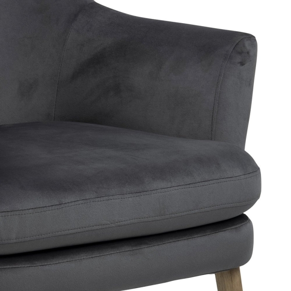 Fotel Chisa VIC Dark Grey - ACTONA