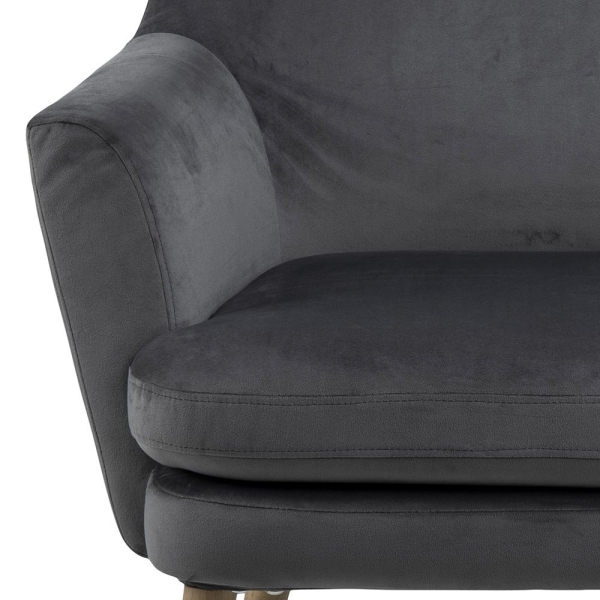 Fotel Chisa VIC Dark Grey - ACTONA