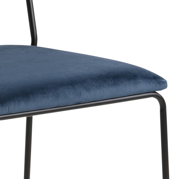 Krzesło Cornelia VIC Navy Blue - ACTONA